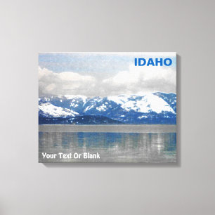 Lake Pend Oreille Winter Canvas Print