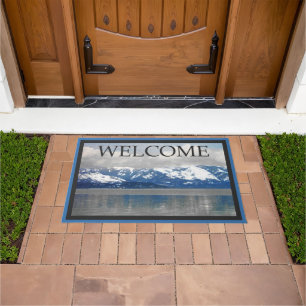 Lake Pend Oreille Winter - Welcome Doormat
