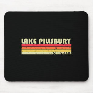Lake pillsbury california funny fishing camping mouse pad