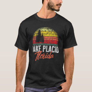 Lake Placid Florida Vintage Lake Vacation Travel D T-Shirt