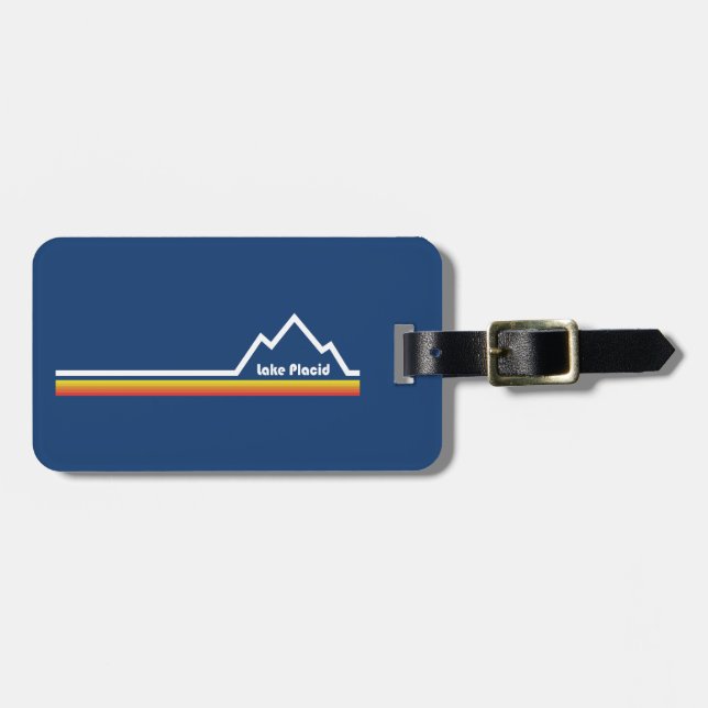 Lake Placid Luggage Tag (Front Horizontal)