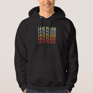 Lake Placid New York Lake Placid NY Retro Vintage Hoodie