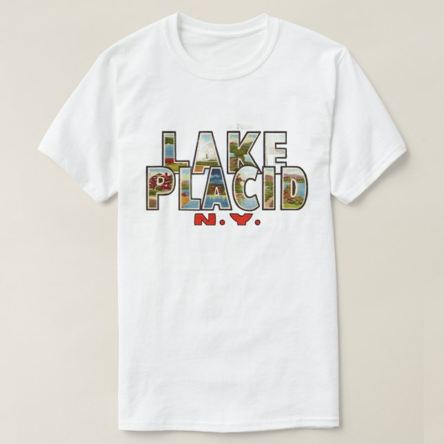 Lake Placid T Shirt (Design Front)