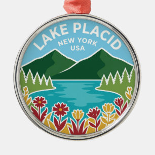 Lake Placid USA Metal Tree Decoration