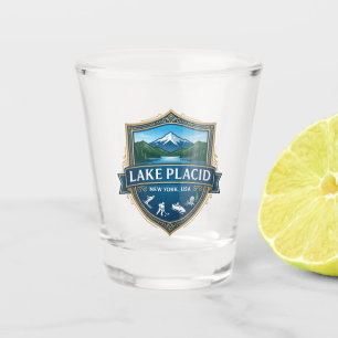 Lake Placid USA Shot Glass