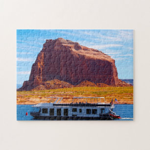 Lake Powell Arizona.  Christmas Greetings Jigsaw Puzzle