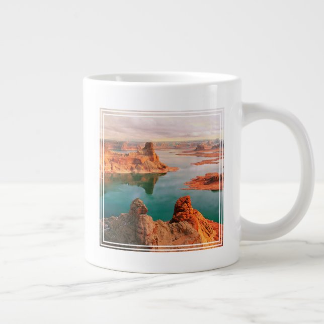 Lake Powell Arizona Large Coffee Mug (Right)