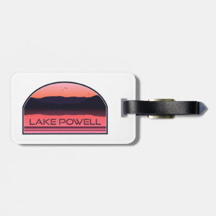 Lake Powell Arizona Utah Red Sunrise Luggage Tag