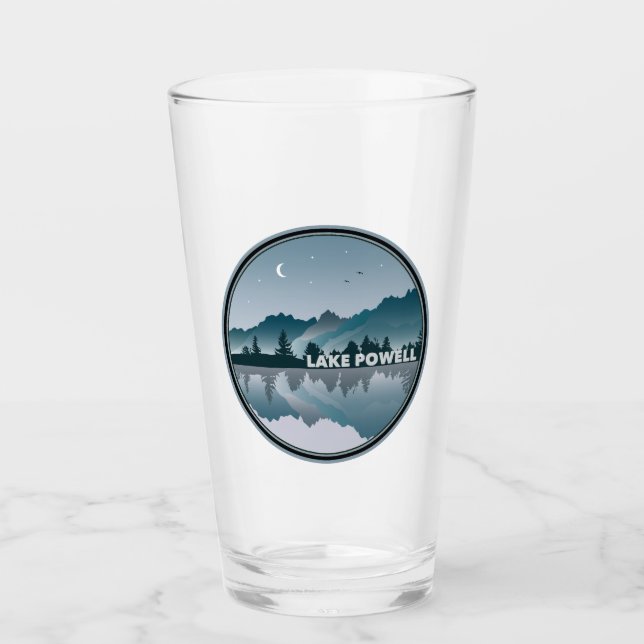 Lake Powell Arizona Utah Reflection Glass (Front)