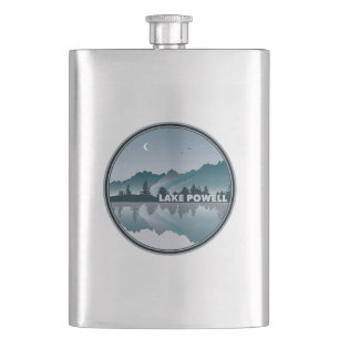 Lake Powell Arizona Utah Reflection Hip Flask