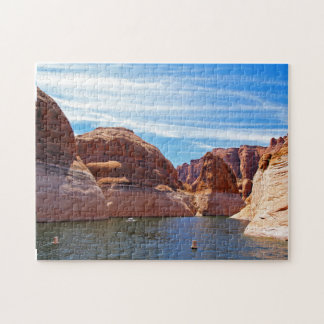Lake Powell, Arizona water reservoir landscape Jigsaw Puzzle