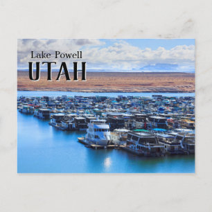 Lake Powell Boating Postcard