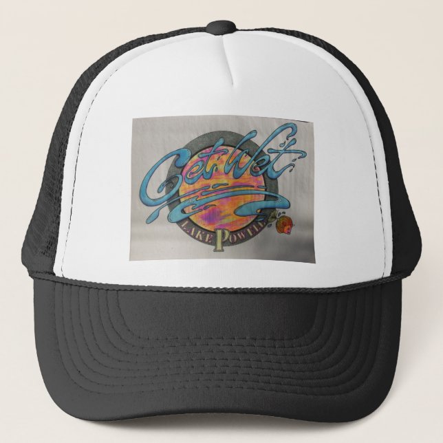 Lake Powell Getting Wet Trucker Hat (Front)