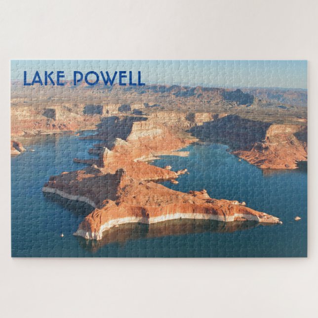 Lake Powell, Glen Canyon, early morning 2 Jigsaw Puzzle (Horizontal)