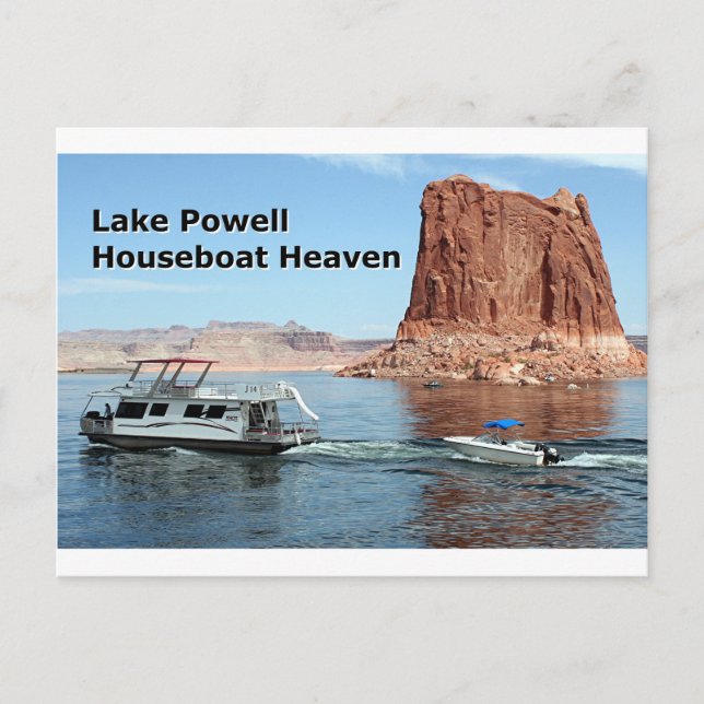 Lake Powell Houseboat Heaven, Arizona, USA Postcard (Front)