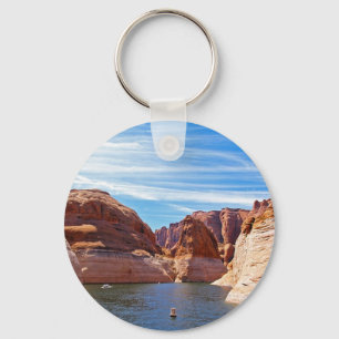 Lake Powell Page Arizona Water Reservoir Landscape Key Ring