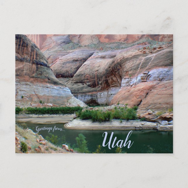 Lake Powell Rocks Canyon Utah Postcard (Front)