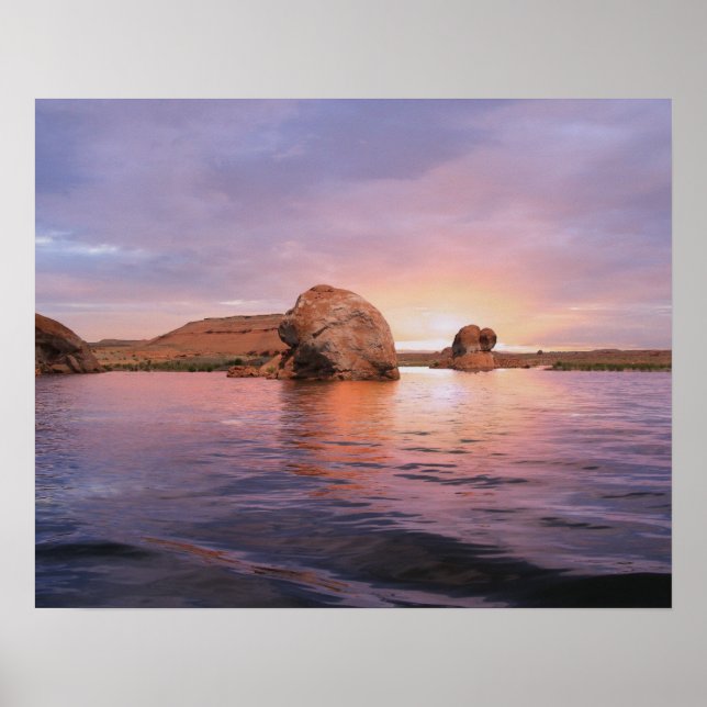 Lake Powell Sunset Poster (Front)