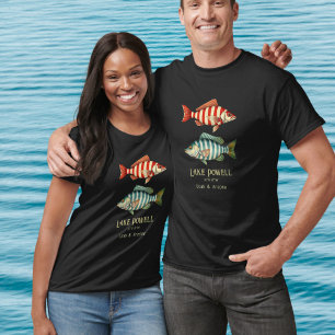 Lake Powell Utah Arizona nautical fish   T-Shirt