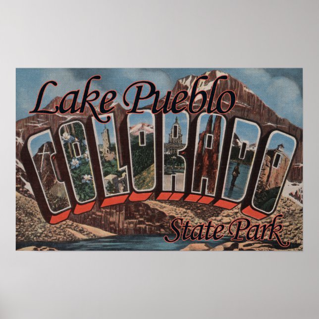 Lake Pueblo State Park, Colorado Poster (Front)