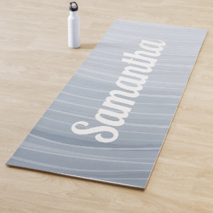 Lake Ripple Lines Meditative Flow Yoga Mat