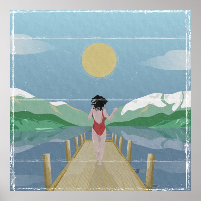 Lake Rotoiti New Zealand Poster (Front)