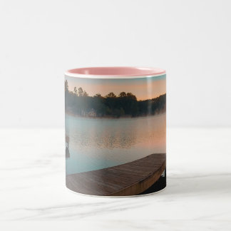 Lake Royale Dockside Two-Tone Coffee Mug