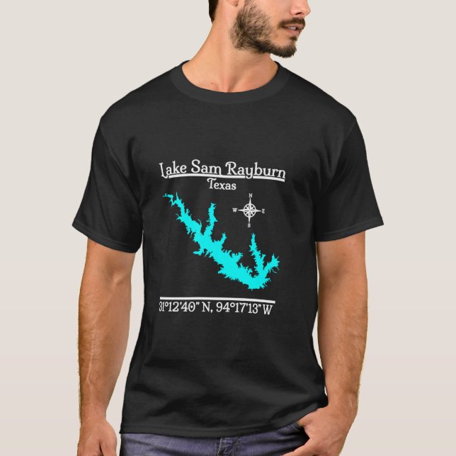 Lake Sam Rayburn Texas Long Sleeve T Shirt (Front)