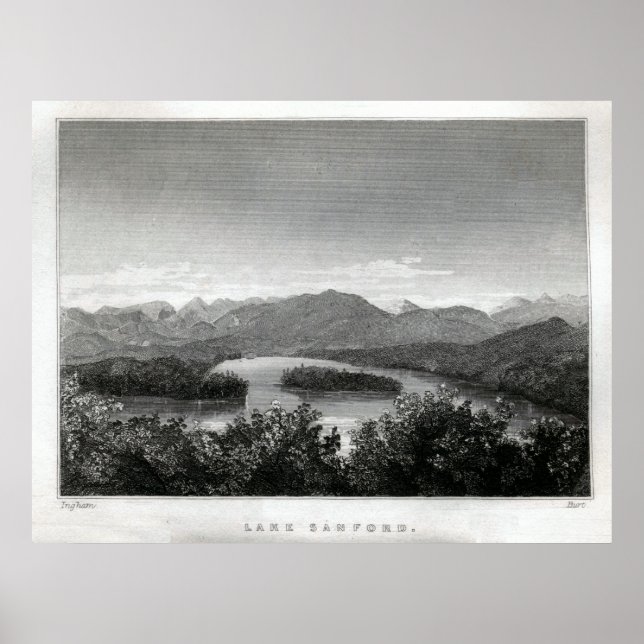 Lake Sanford Adirondacks Poster (Front)