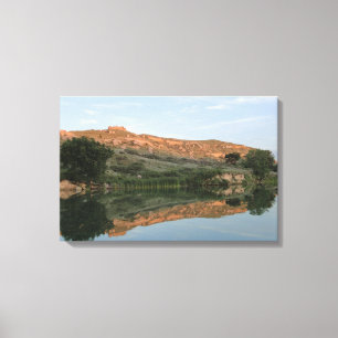 Lake Scott State Park - Reflection Wrapped Canvas