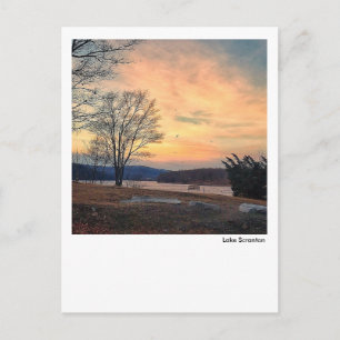 Lake Scranton-January Sunrise Postcard
