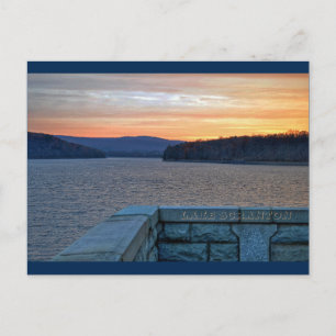 Lake Scranton Sunset Postcard