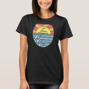 Lake Shannon Washington Wa Sunset Vacation Souveni T-Shirt