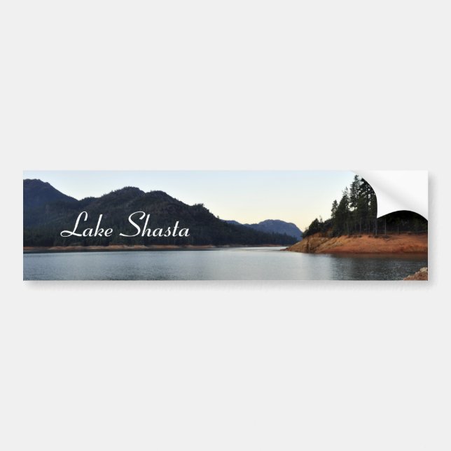 Lake Shasta Bumper Sticker (Front)