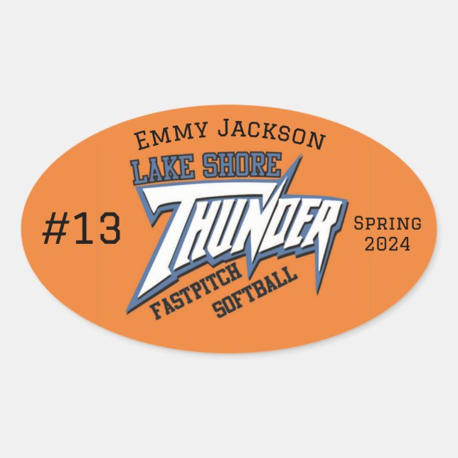 Lake Shore Fast Pitch Sticker (Front)
