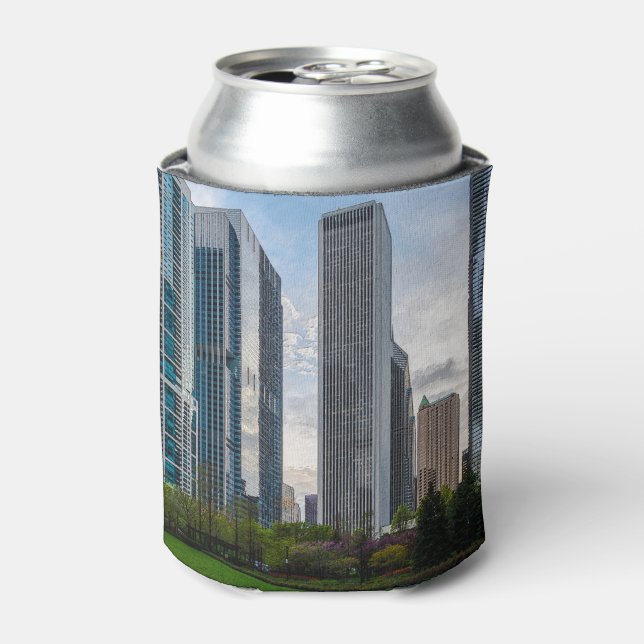 Lake Shore Park Painterly Can Cooler (Can Front)