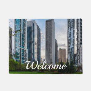 Lake Shore Park Painterly Welcome Doormat