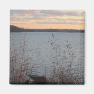 Lake Shore Sunset Magnet