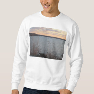 Lake Shore Sunset Mens Sweatshirt