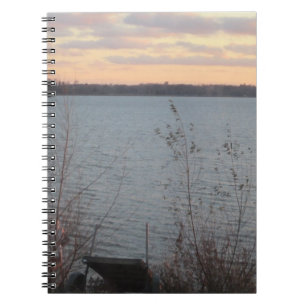Lake Shore Sunset Notebook