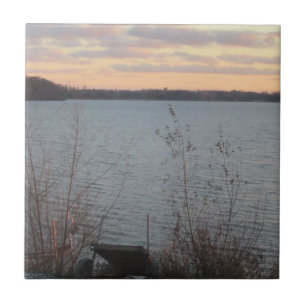 Lake Shore Sunset Tile