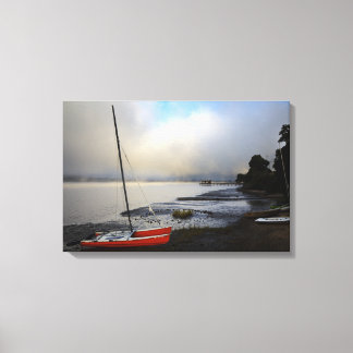Lake side of Inverness Canvas Print