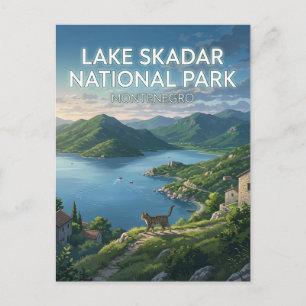 Lake Skadar National Park Montenegro Postcard