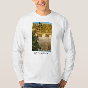 Lake Springfield Autumn Fishing Long Sleeve Shirt