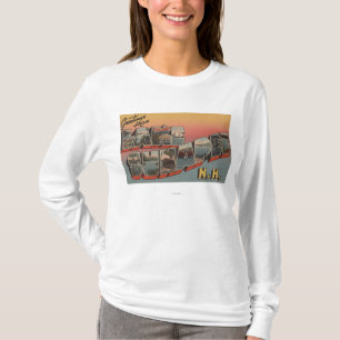 Lake Sunapee, New Hampshire - Large Letter T-Shirt