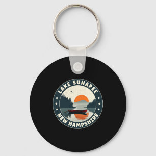 Lake Sunapee New Hampshire Sunset T Shirt Key Ring
