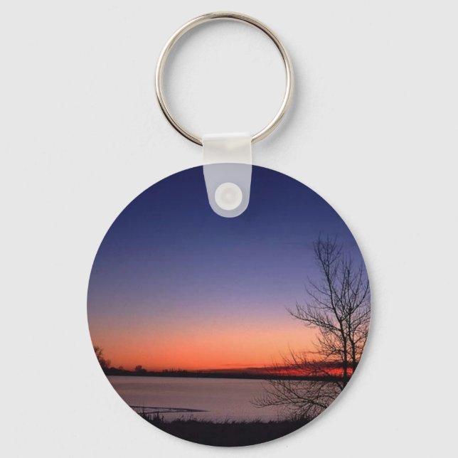 Lake Sunrise Key Ring (Front)