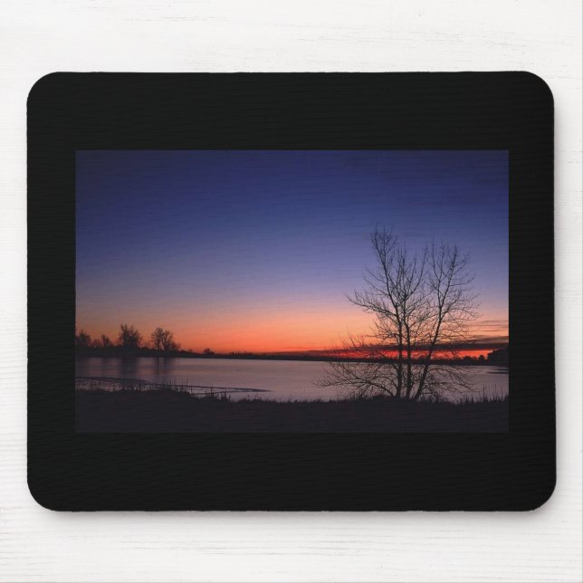 Lake Sunrise Mouse Pad (Front)
