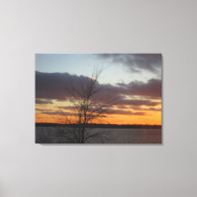 Lake Sunset Canvas - 33.70" x 24"