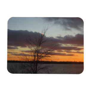 Lake Sunset Flexible Magnet